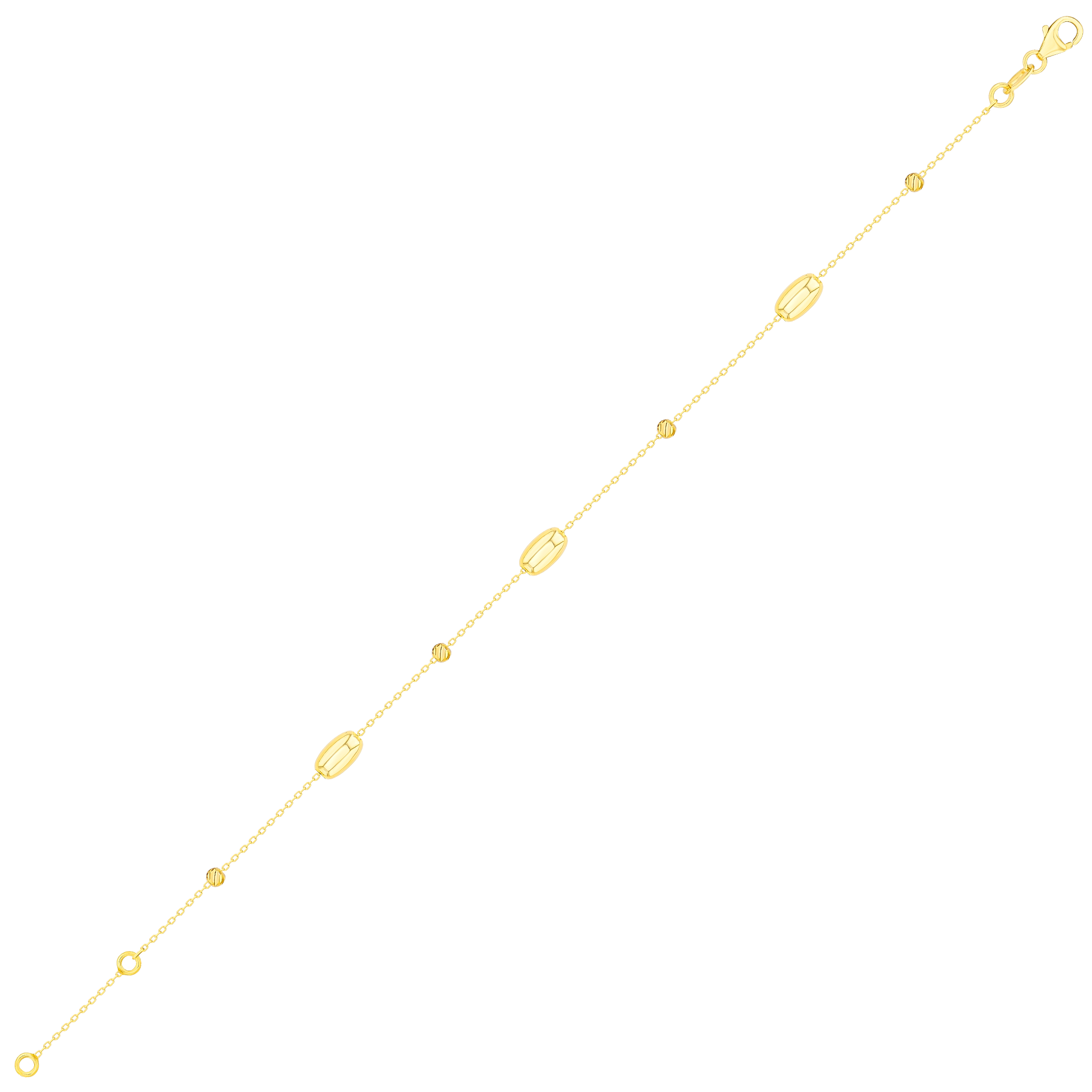 Prisma Oval Bracelet In 18k Gold