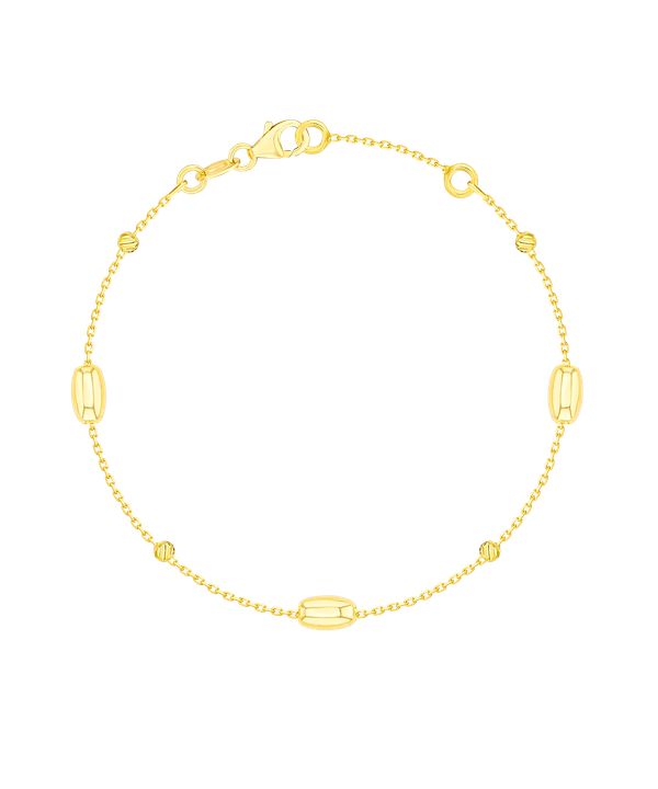 Prisma Oval Bracelet In 18k Gold