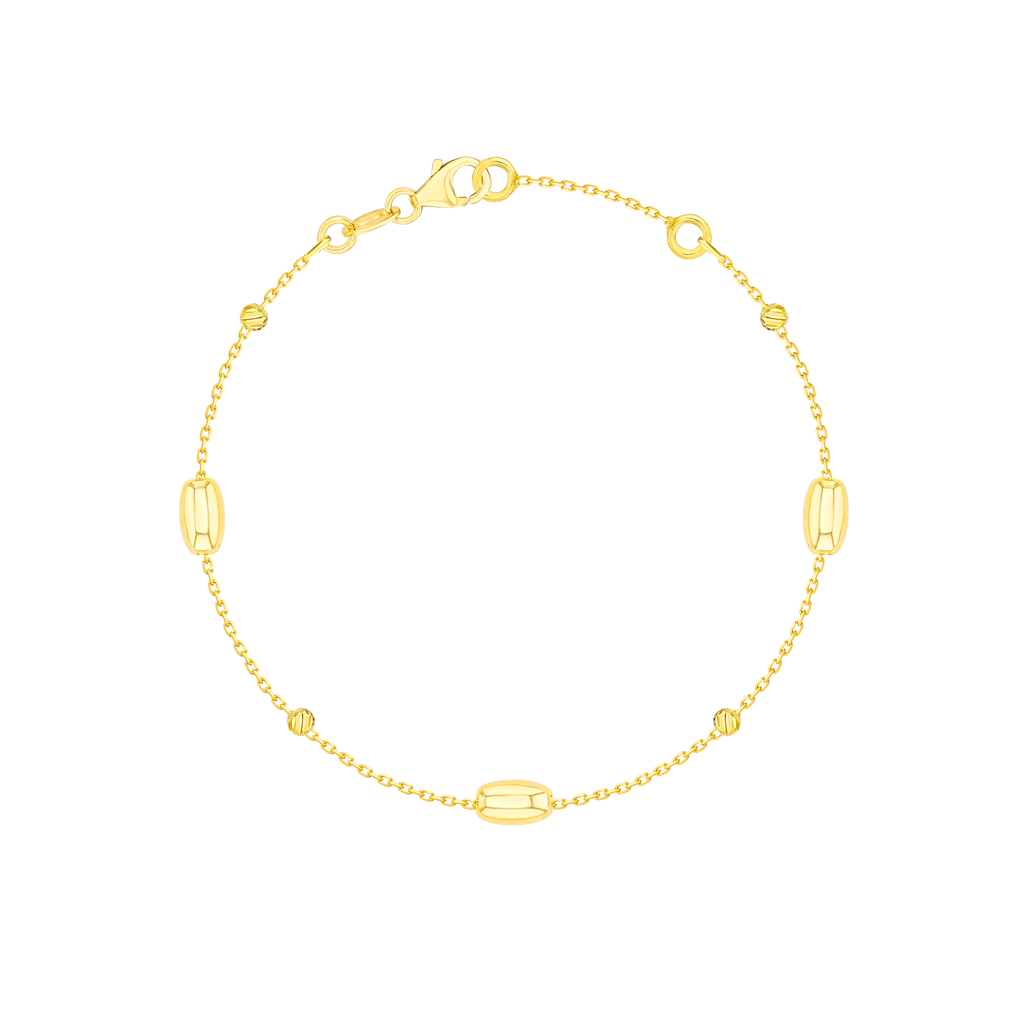 Prisma Oval Bracelet In 18k Gold