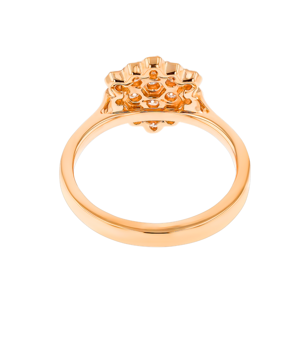 Pyramid Ring 18k Rose Gold