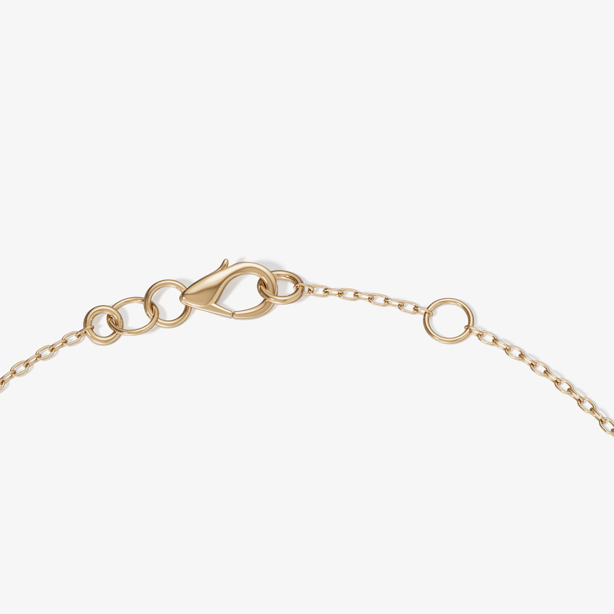 Qamar Layali 18K Yellow Gold Diamond And Mother Of Pearl Bracelet