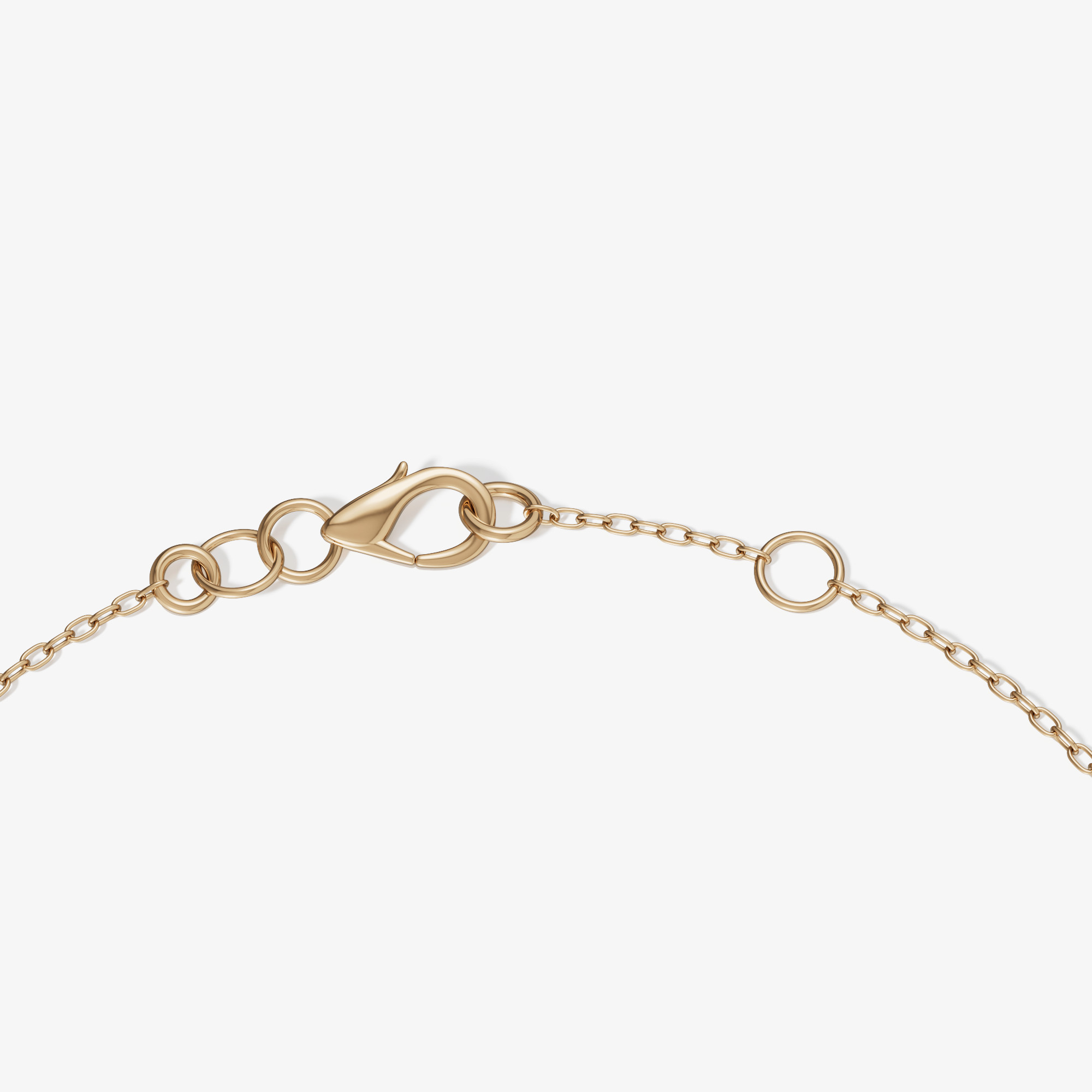 Qamar Layali 18K Yellow Gold Diamond, Turquoise And Mother Of Pearl Bracelet