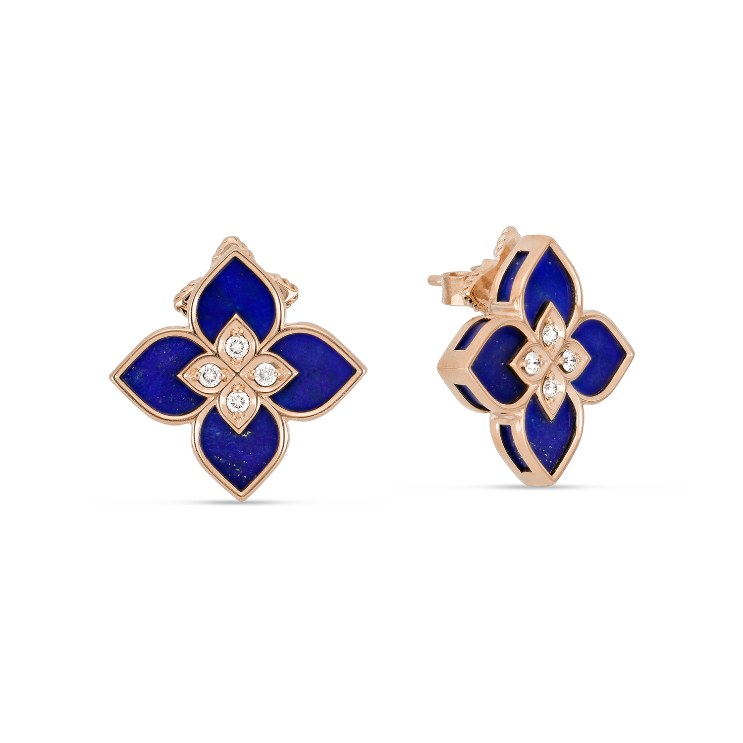 18k Lapis Lazuli Earring