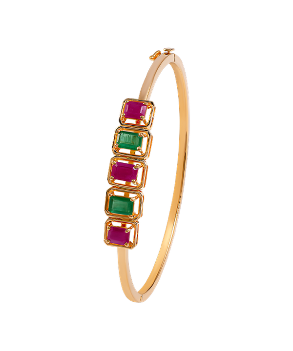 Rangoli Bangle In 22k Gold