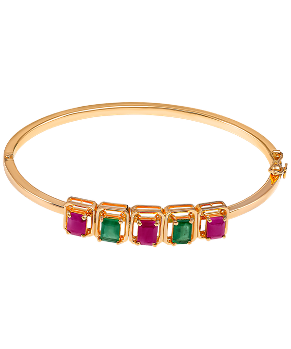 Rangoli Bangle In 22k Gold