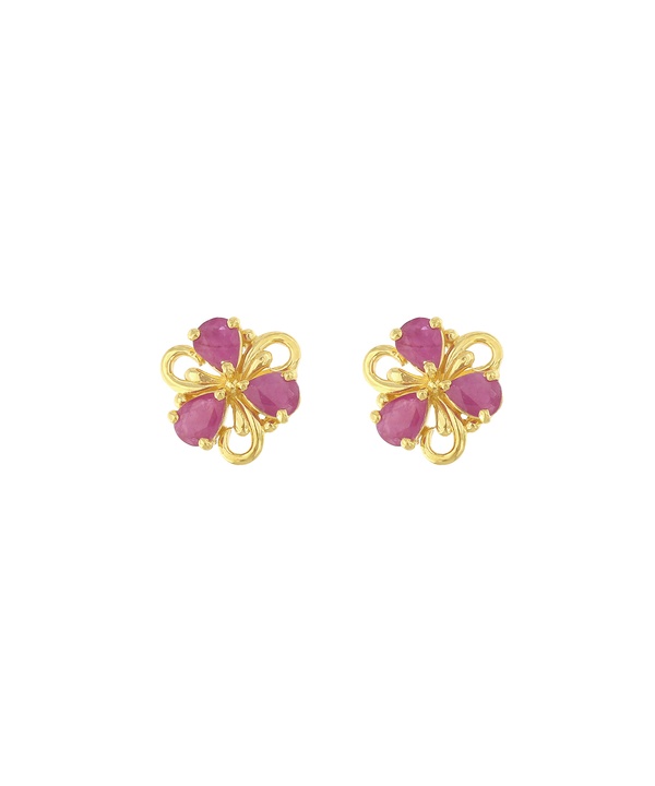 Rangoli 22k Yellow Gold Earrings