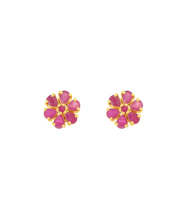 Rangoli 22k Yellow Gold Earrings