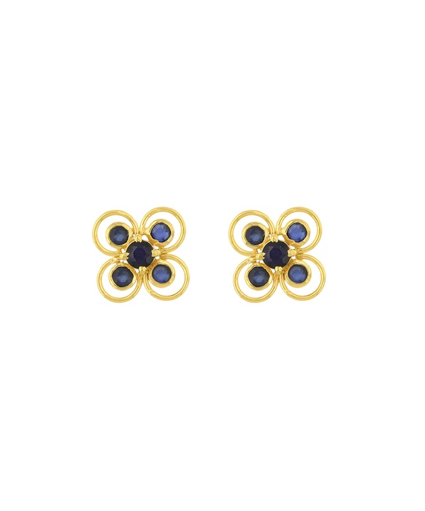 Rangoli 22k Yellow Gold Earrings