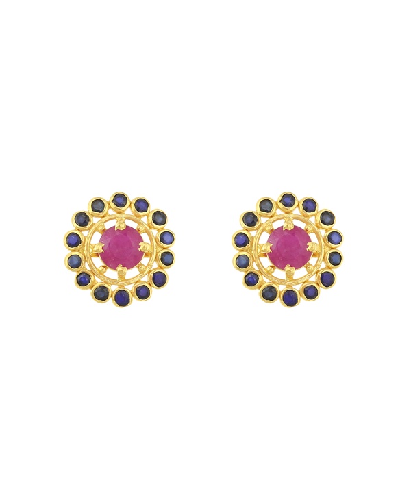 Rangoli 22k Yellow Gold Earrings