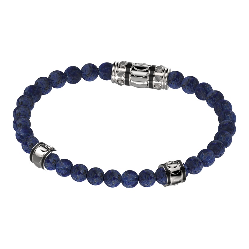 Bracelet In Silver And Sodalite
