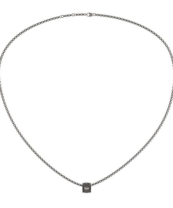 Gunmetal Necklace In Silver