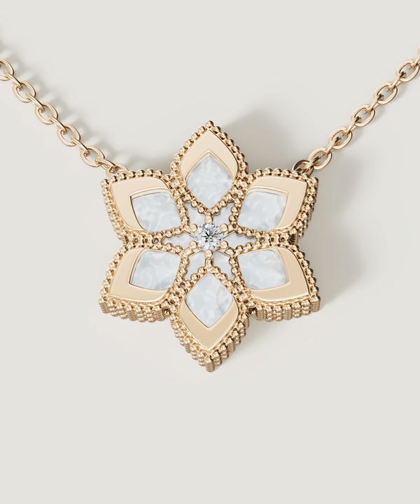 Di Mare Diamond Necklace in 18K Rose Gold