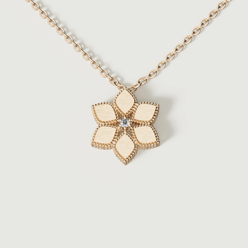 Stella D'Oro 18K Yellow Gold Diamond Necklace
