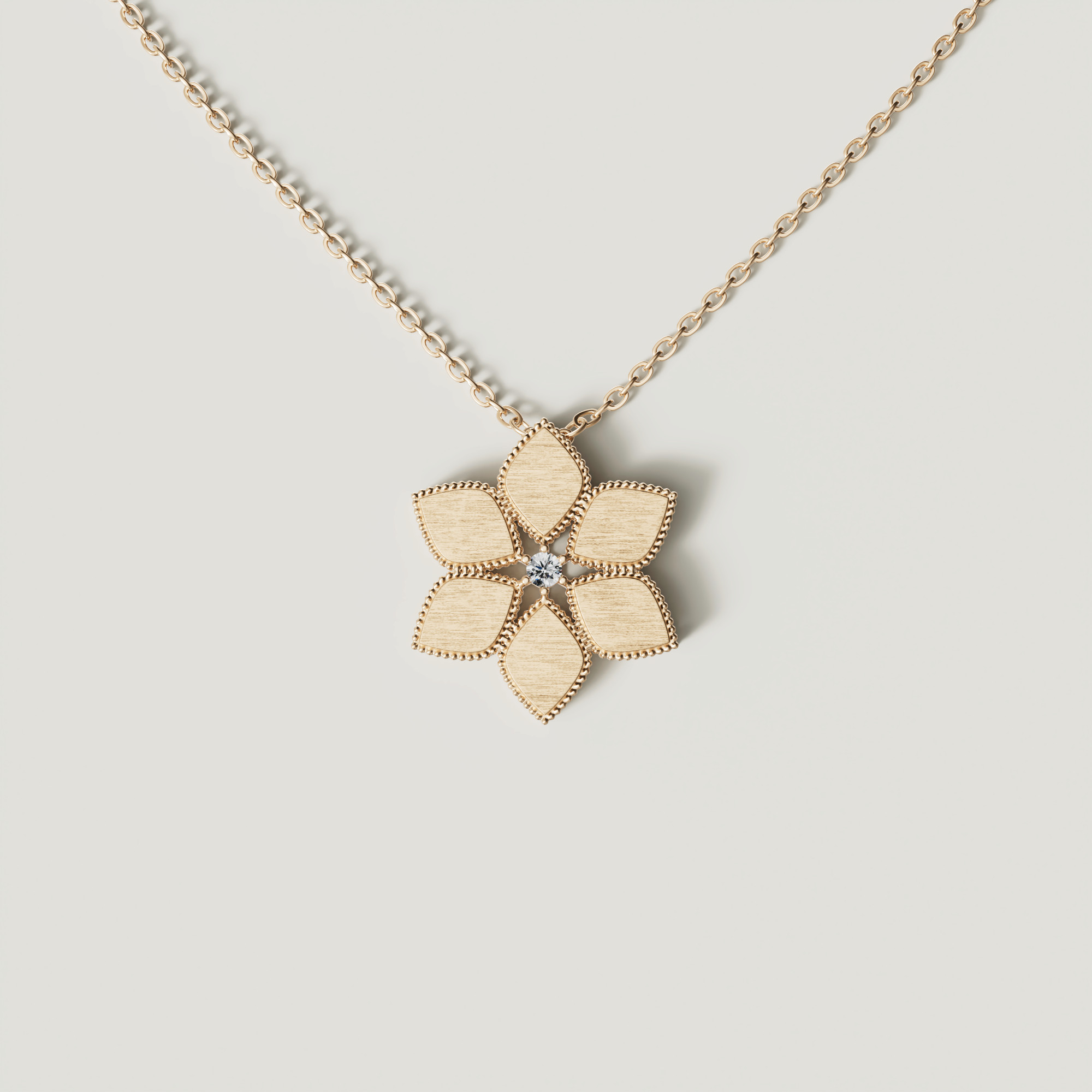 Stella D'Oro 18K Yellow Gold Diamond Necklace