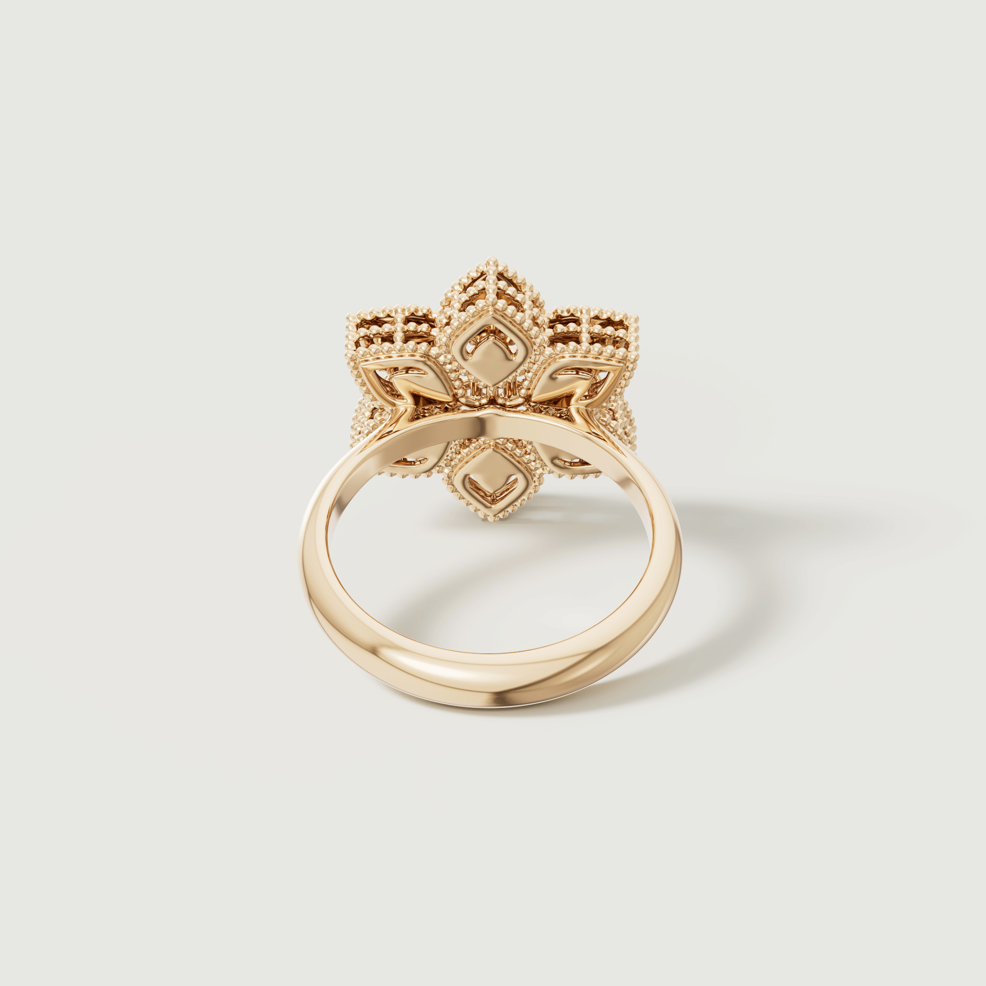 Stella D'Oro 18K Yellow Gold Diamond Ring