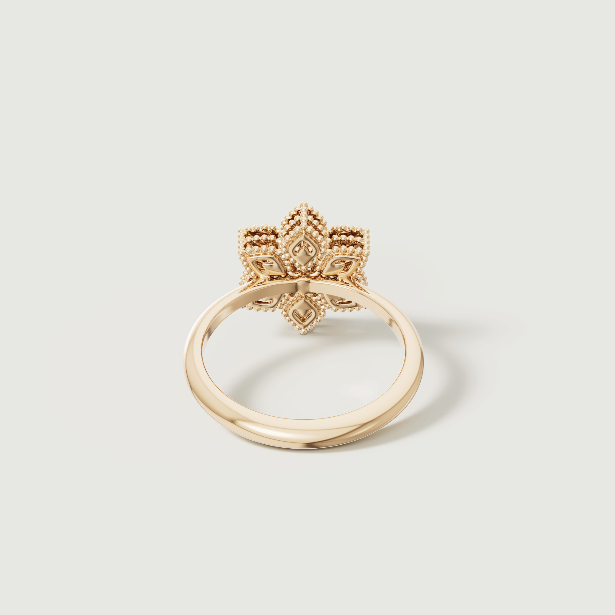 Stella D'oro 18k Yellow Gold Diamond Ring