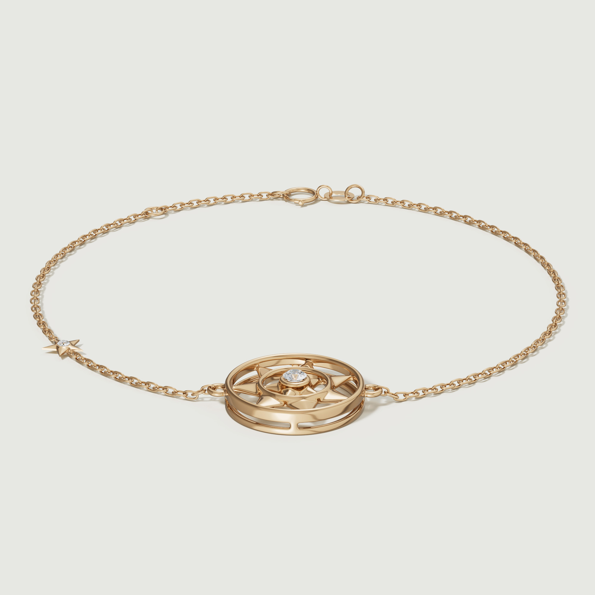 Shams 18k Yellow Gold Diamond Bracelet