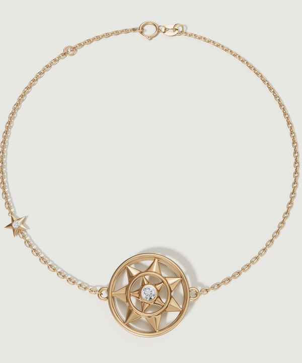 Shams 18k Yellow Gold Diamond Bracelet