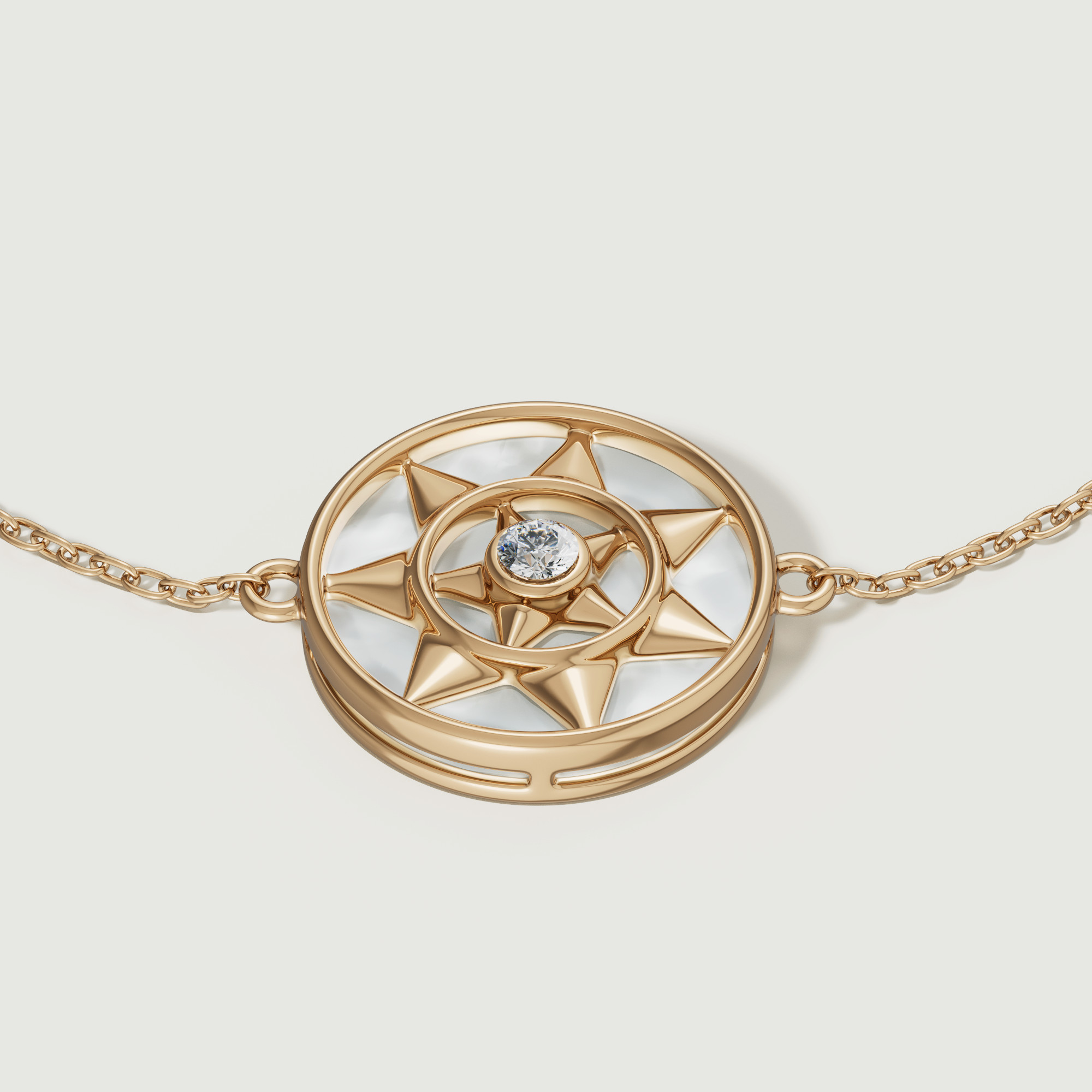 Shams Bracelet in 18K Yellow Gold