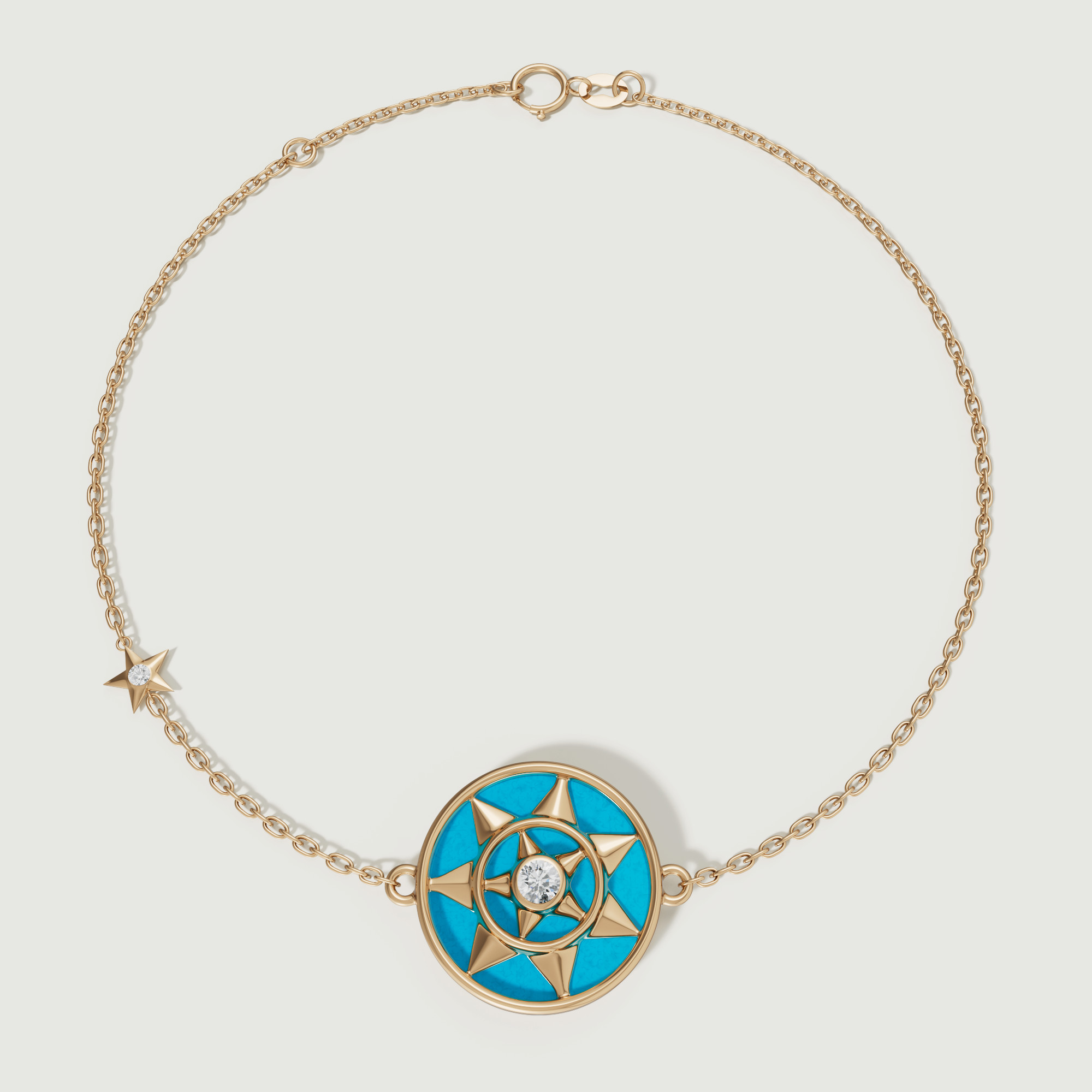 Shams Bracelet in 18K Yellow Gold