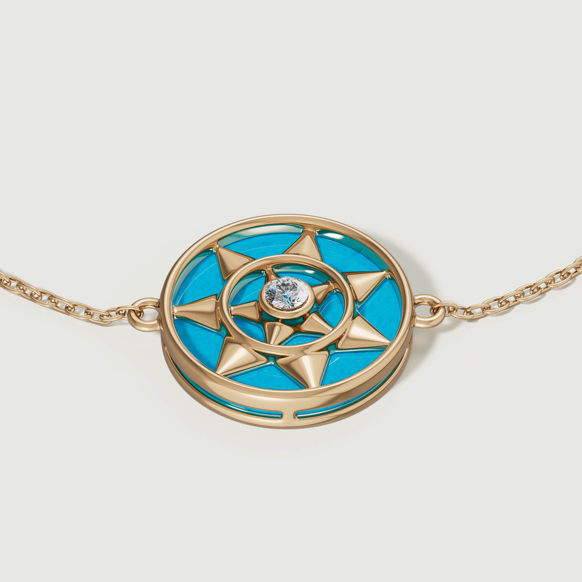 Shams Bracelet in 18K Yellow Gold