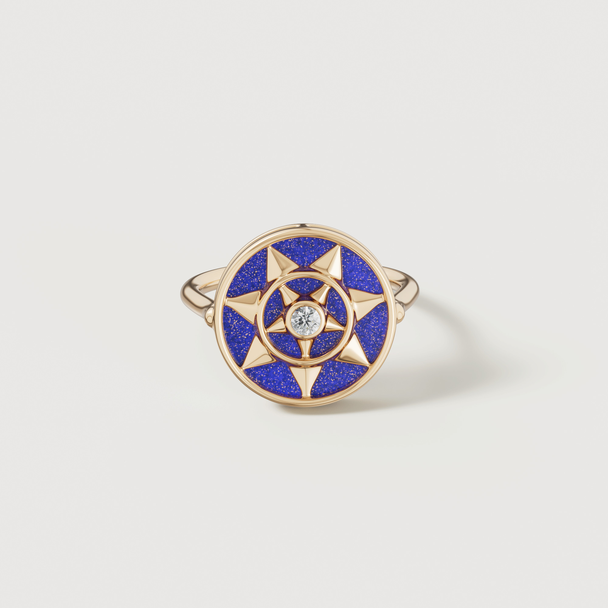 Shams Ring in 18K Yellow Gold