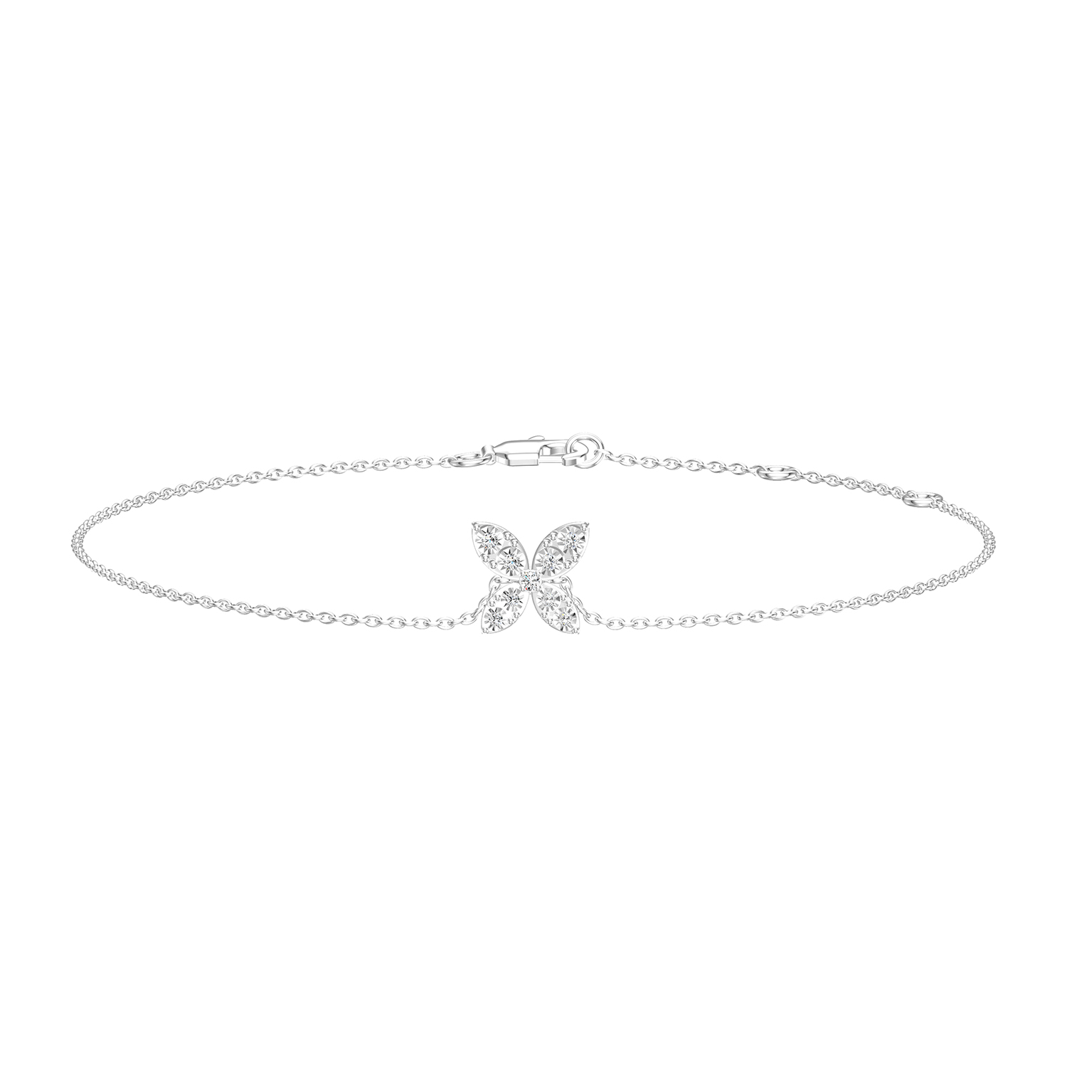 Mark Bracelet in 18K White Gold