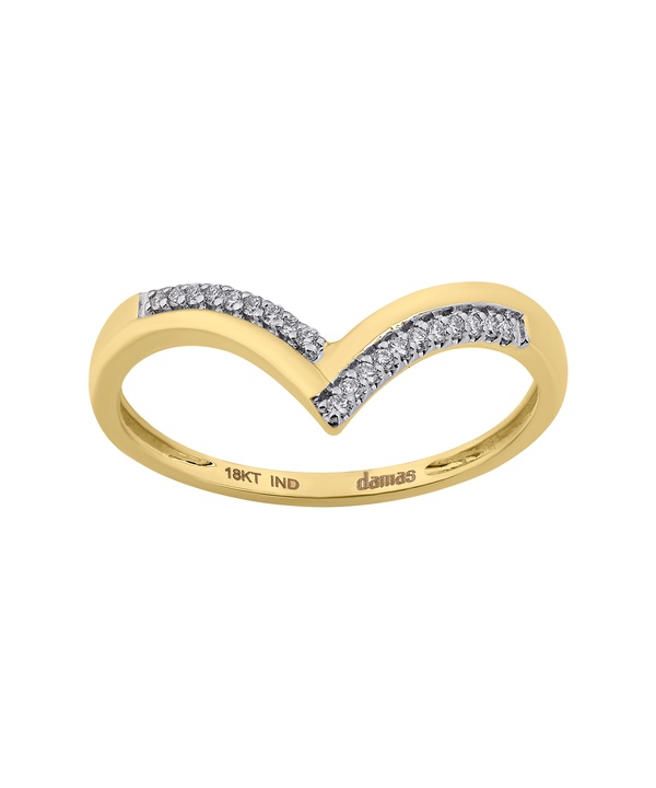 Youth Peak 18k Yellow Gold Diamond Ring