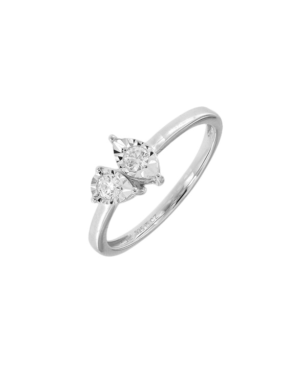 Youth U&i 18k White Gold Diamond Ring