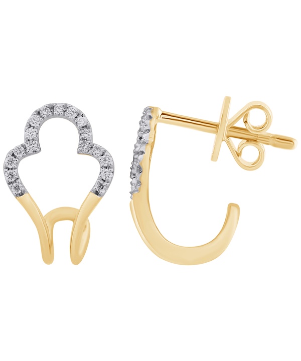 Youth Volare 18k Yellow Gold Diamond Earrings