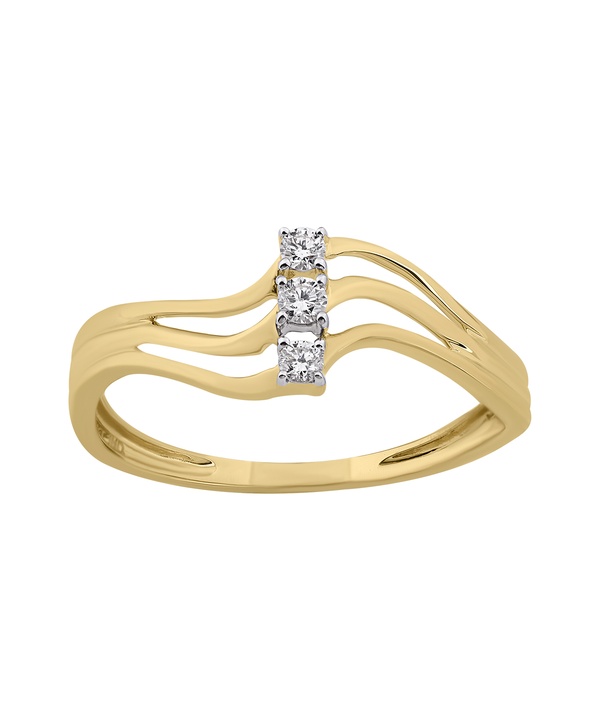 Youth Wave 18k White Gold Diamond Ring