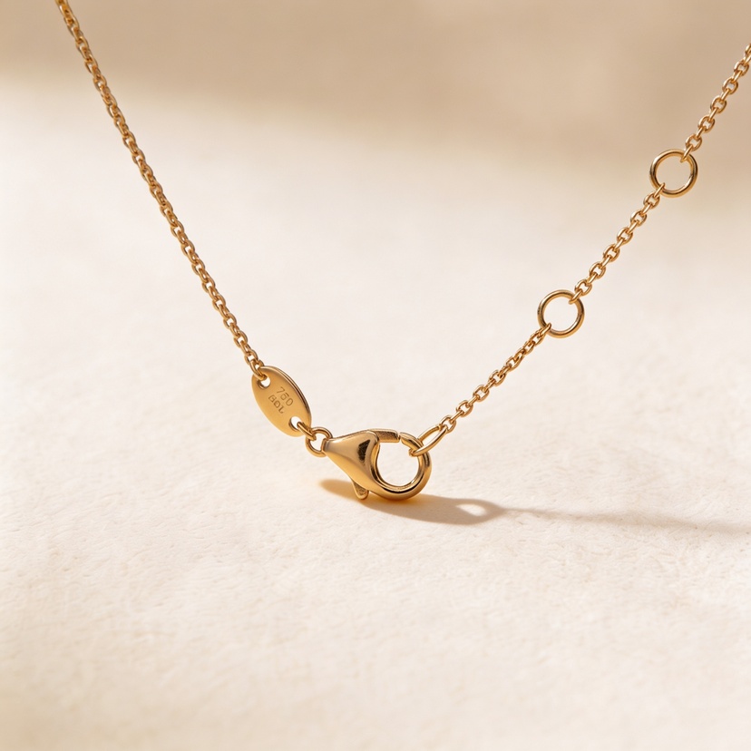 Baguette Frasera 18k Yellow Gold Diamond Pendant