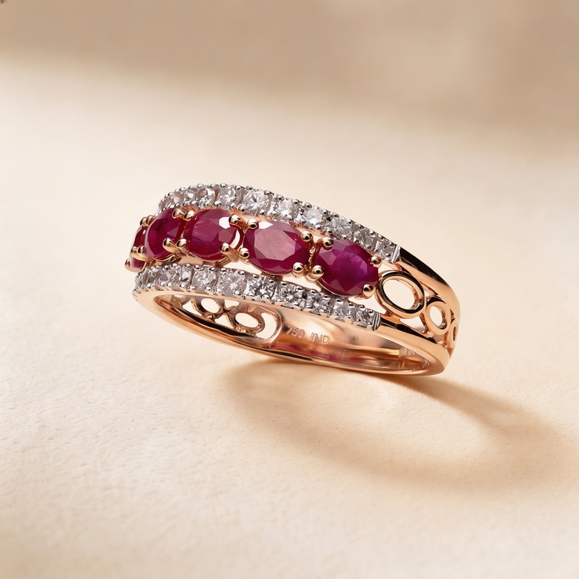 Glam Diamond Ring 18k