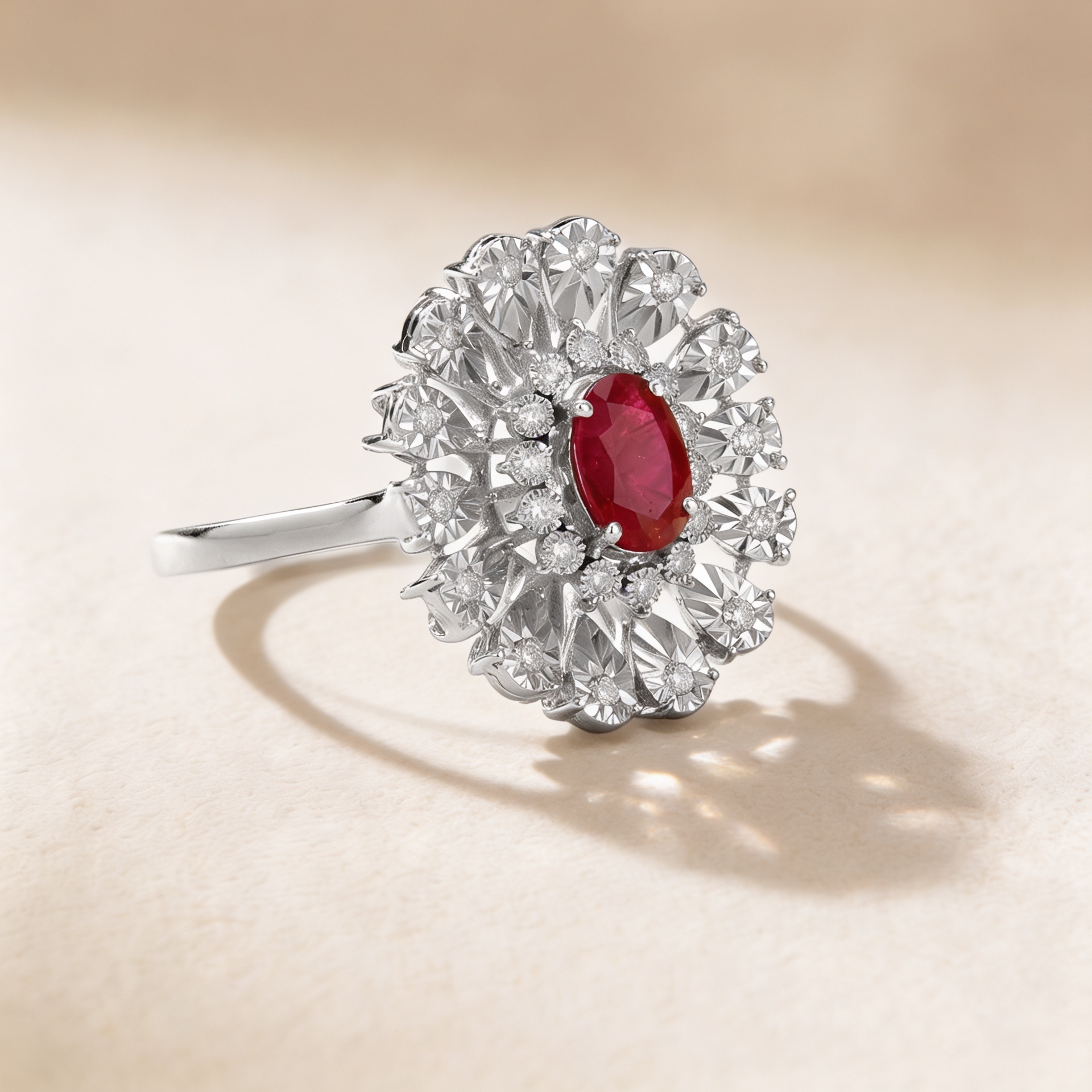 Vivid Diamond Ring 18k
