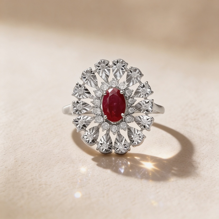 Vivid Diamond Ring 18k