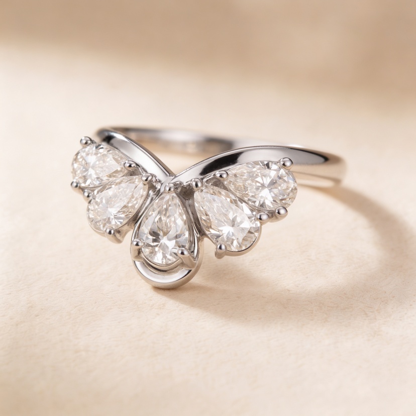 Luxe 1 Carat Lab Grown Diamond Ring In 18k White Gold