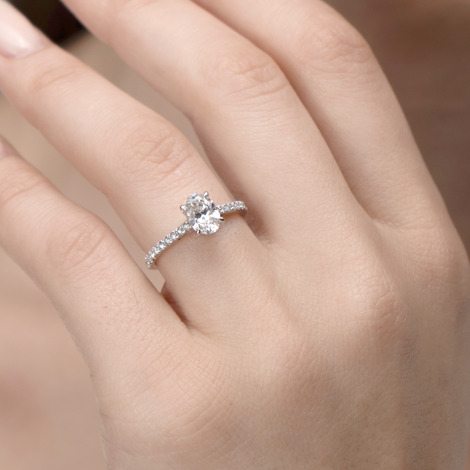 Revelation 18k White Gold Lab Grown Diamond Ring