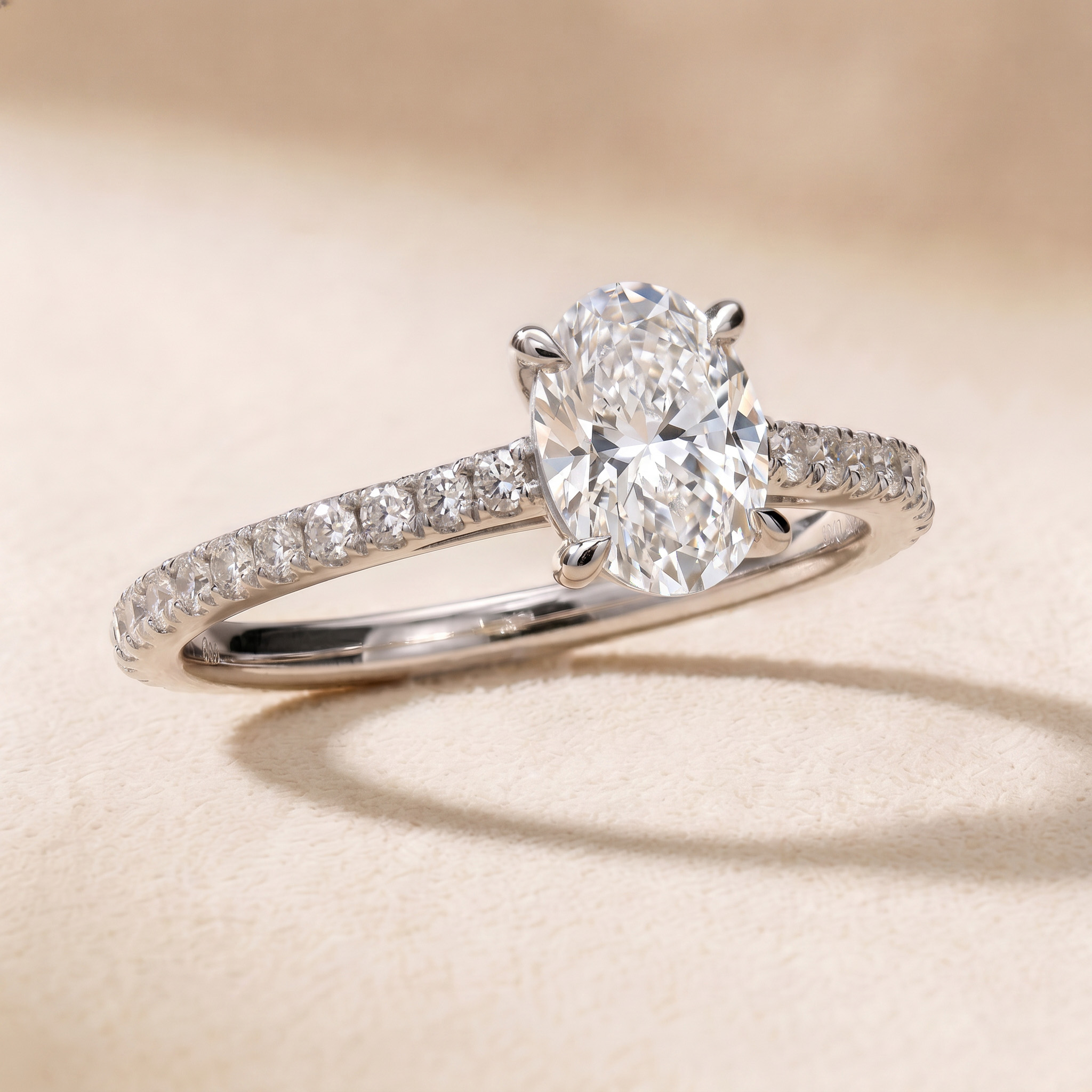 Revelation 18k White Gold Lab Grown Diamond Ring