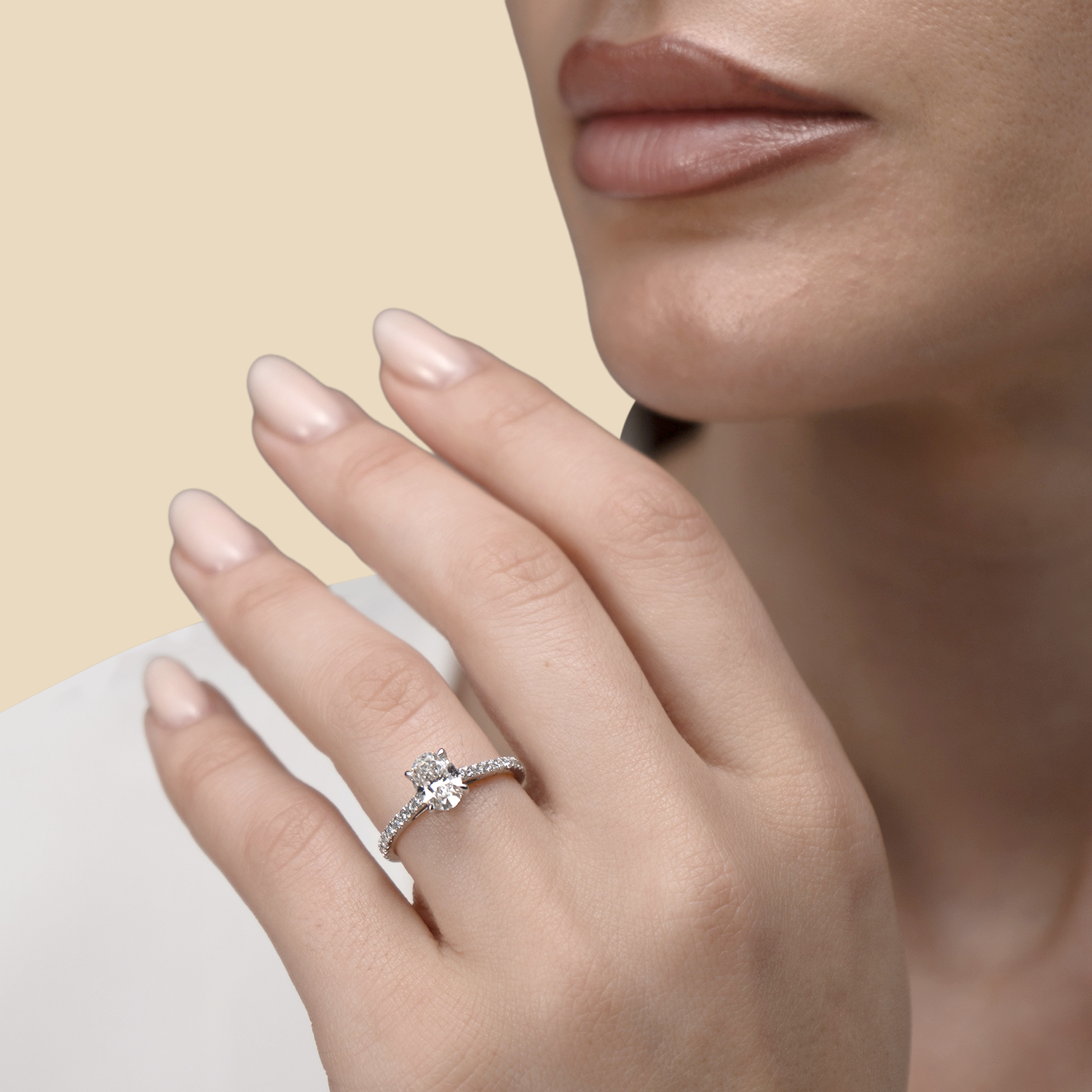 Revelation 18k White Gold Lab Grown Diamond Ring