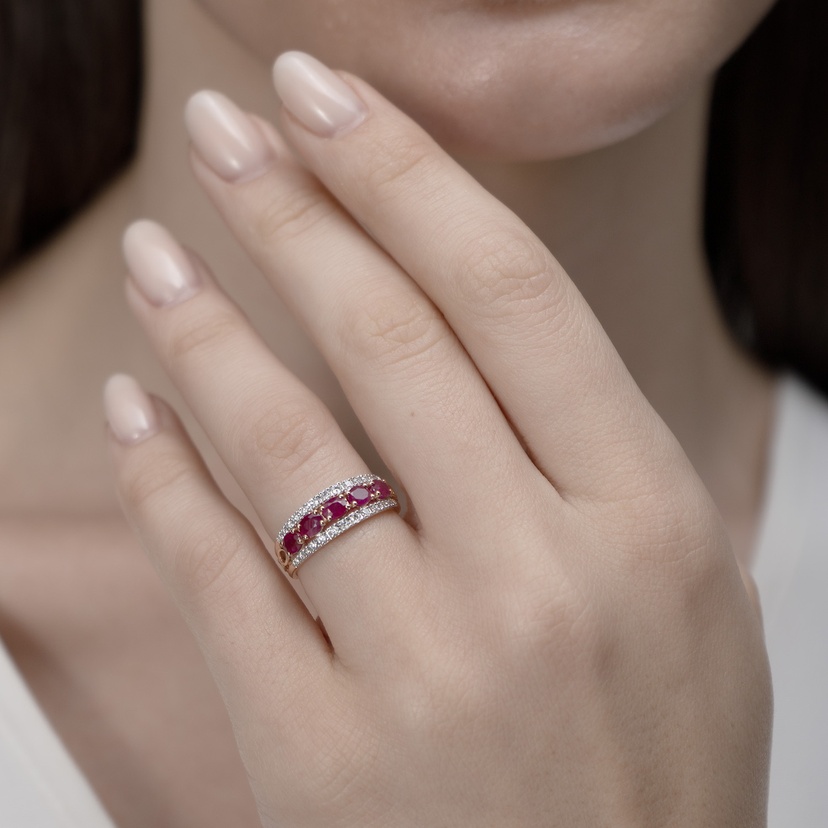 Glam Diamond Ring 18k