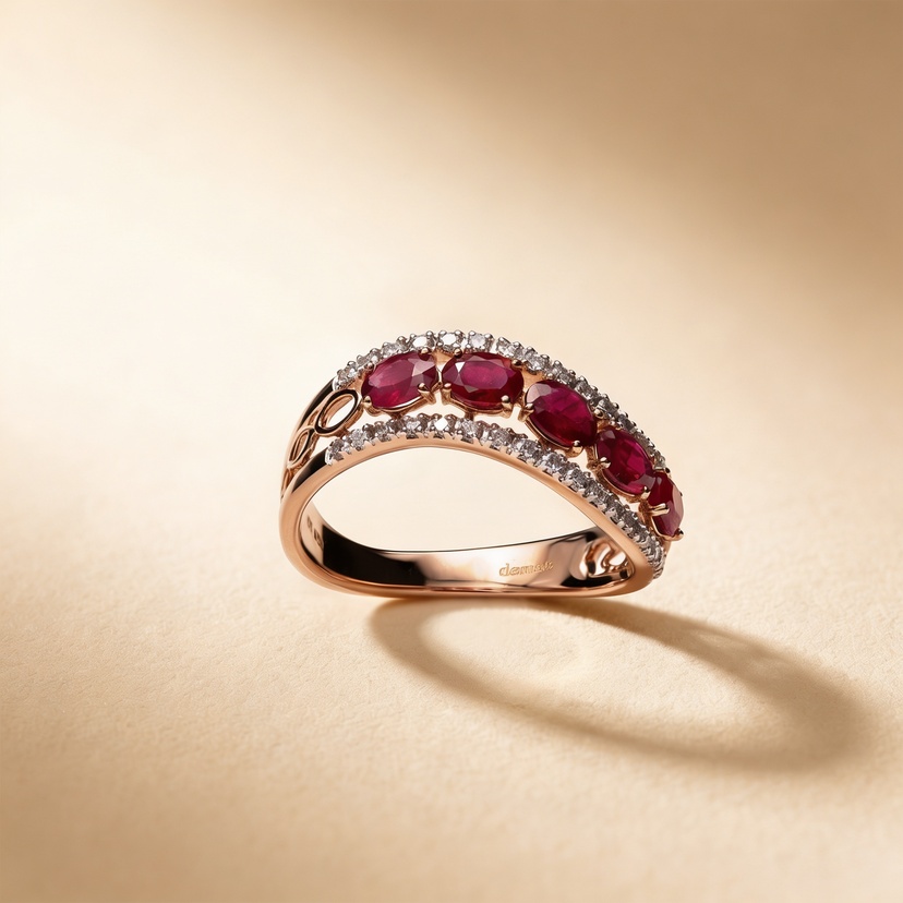 Glam Diamond Ring 18k