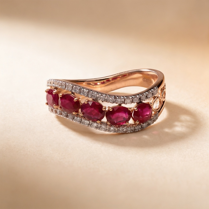 Glam Diamond Ring 18k
