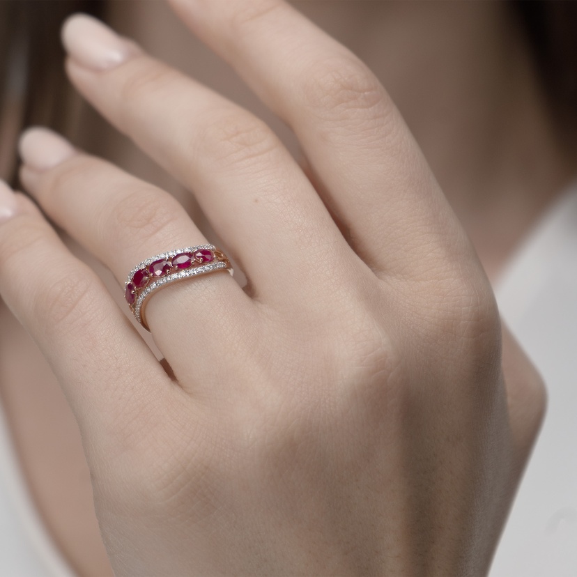 Glam Diamond Ring 18k
