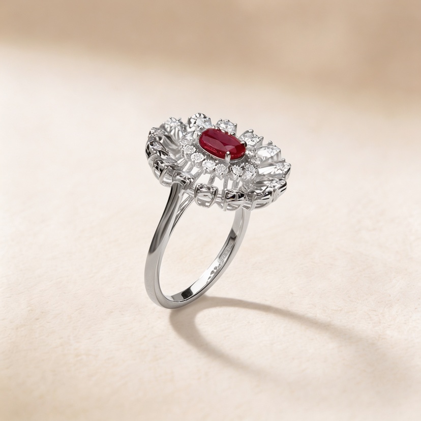 Vivid Diamond Ring 18k