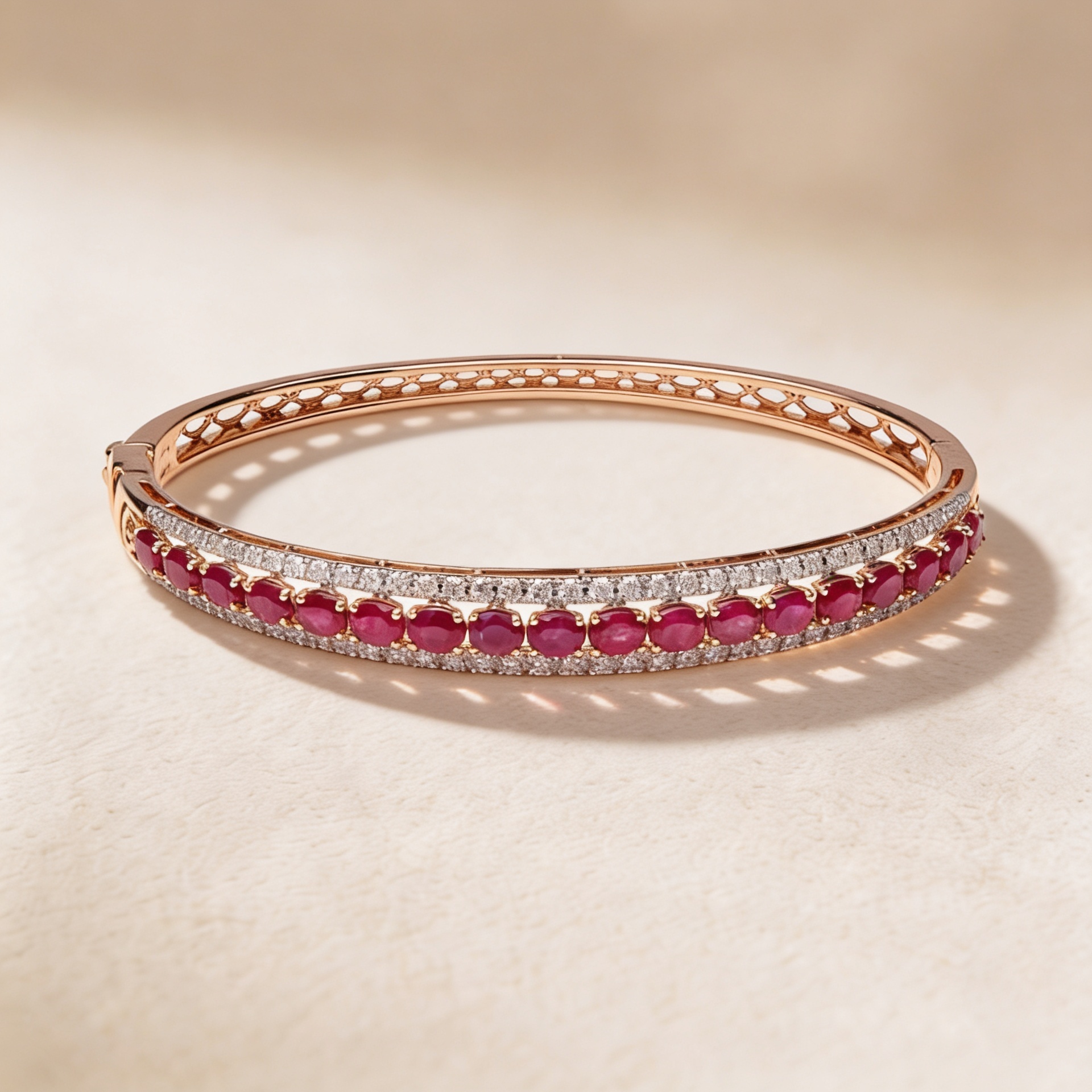 Glam Diamond Bangle 18k