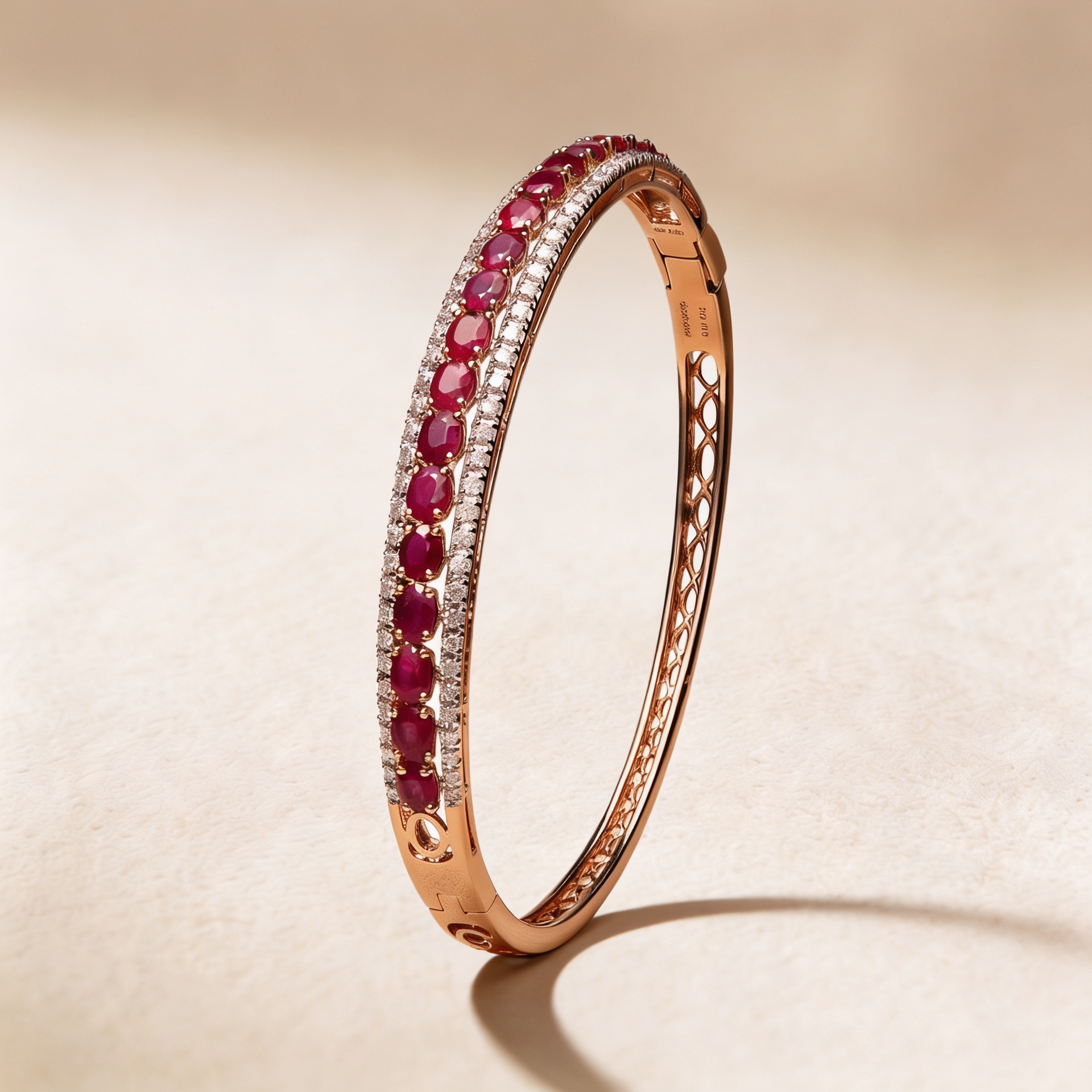 Glam Diamond Bangle 18k