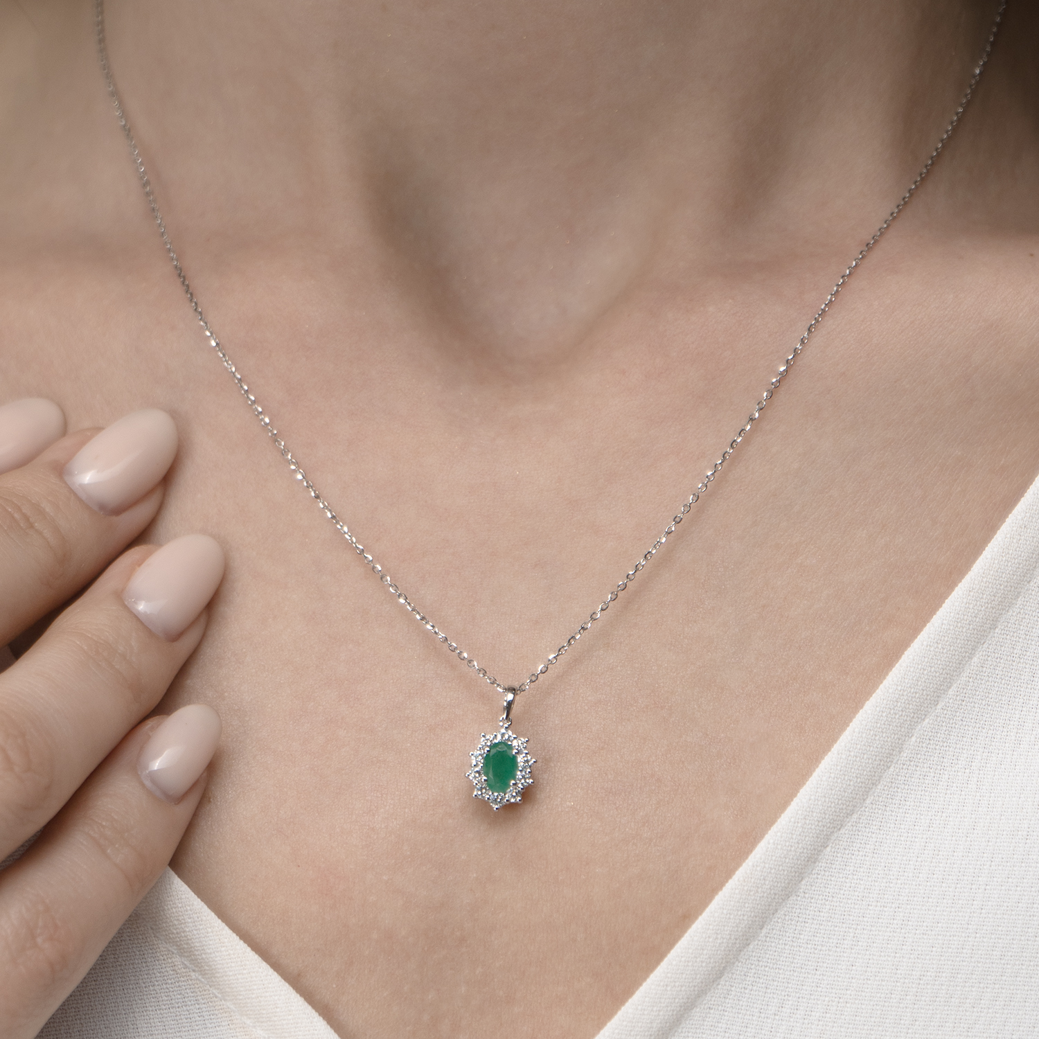 Diana Diamond Pendant Chain 18k