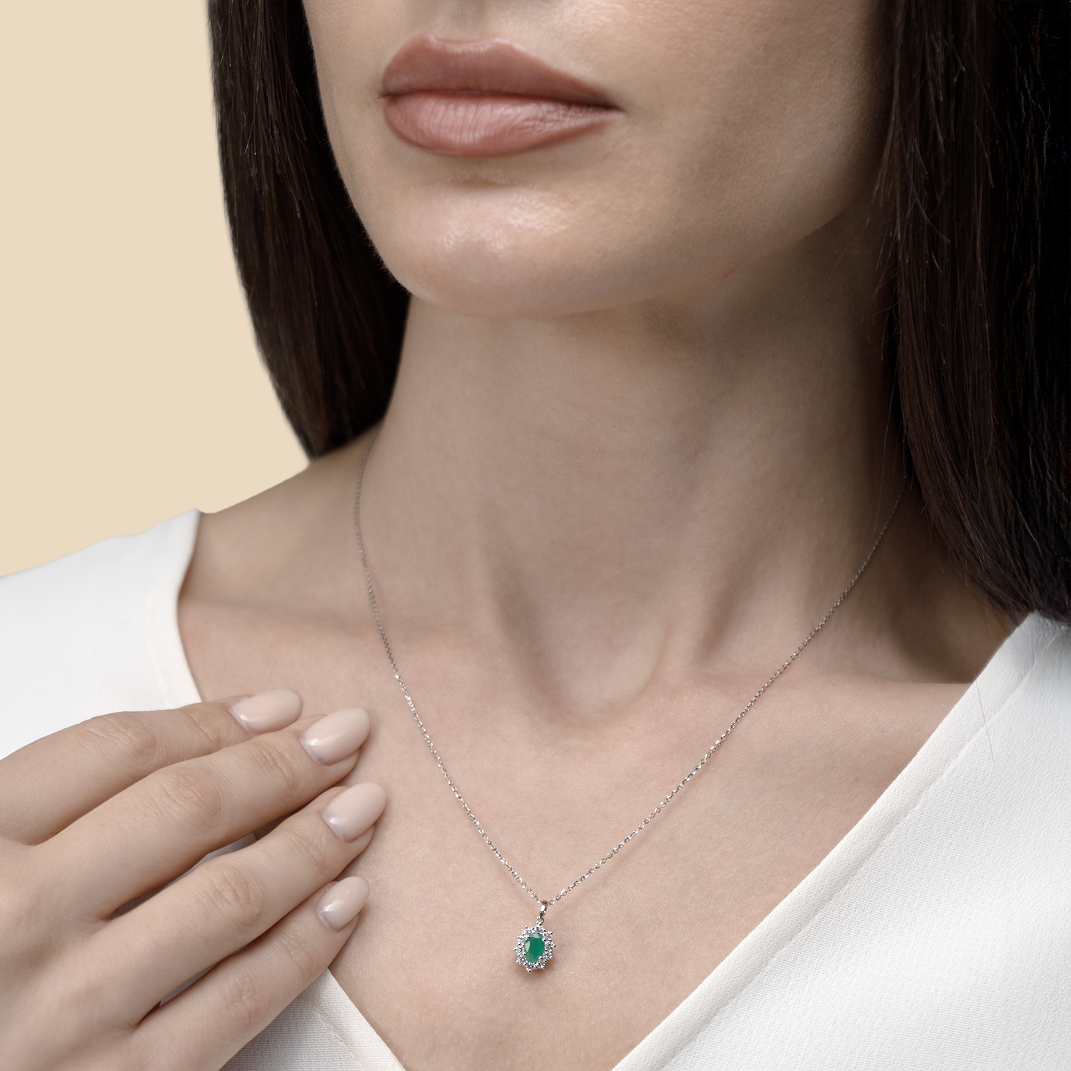 Diana Diamond Pendant Chain 18k
