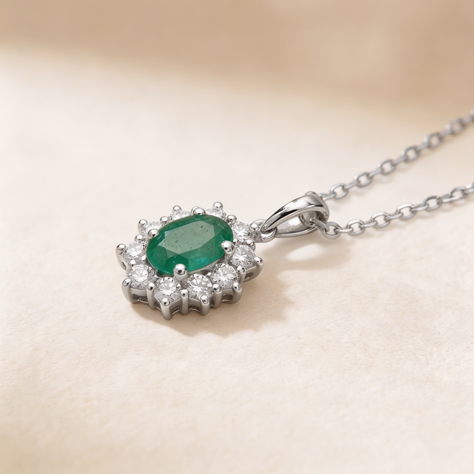 Diana Diamond Pendant Chain 18k