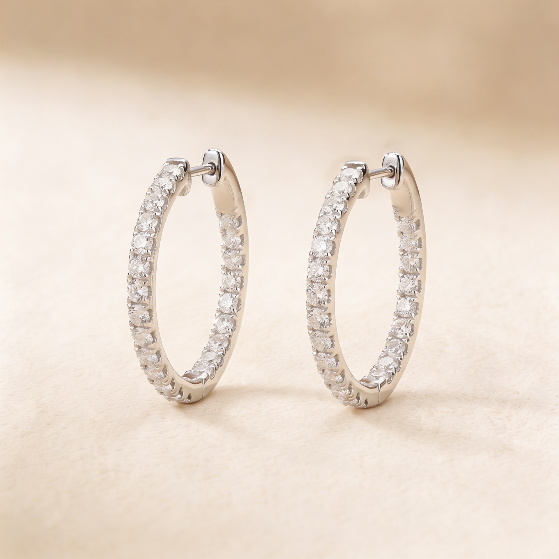 Hoops Diamond Earring 18k